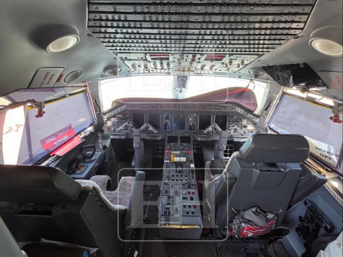 Será convertido en taxi aéreo: así es el interior del ex avión presidencial vendido por Honduras
