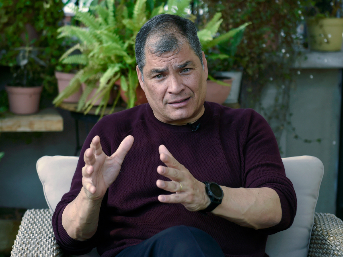 Justicia de Ecuador pide a Bélgica extradición de expresidente Rafael Correa