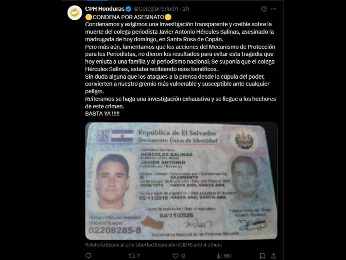 Comunicador Javier Hércules fue secuestrado y había denunciado amenazas antes de ser asesinado