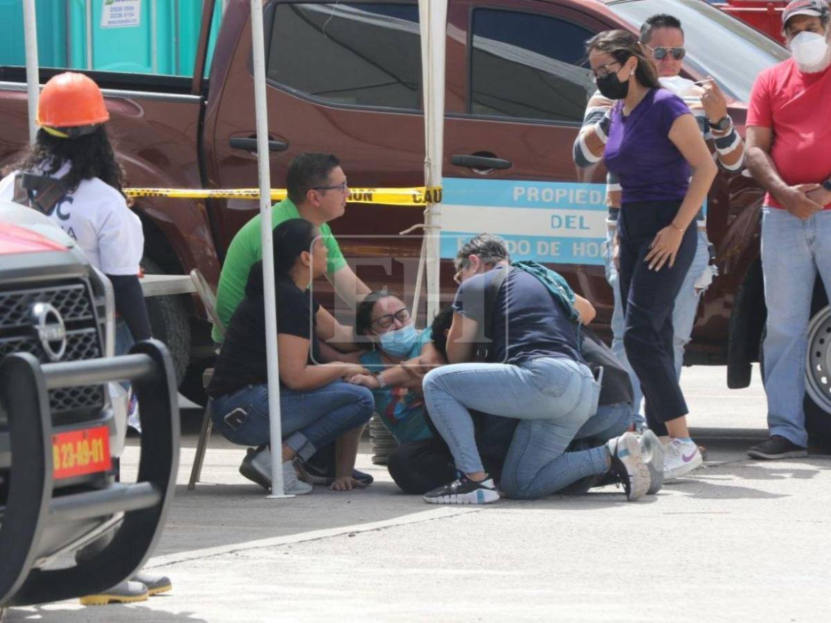 Desgarradoras imágenes de la familia de Félix Núñez tras encontrar su cuerpo en el anillo periférico