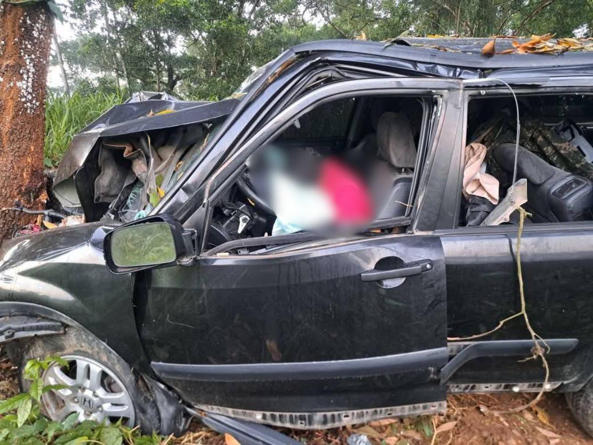 Miguel Pérez, subteniente de Infantería, que murió en accidente en Atlántida