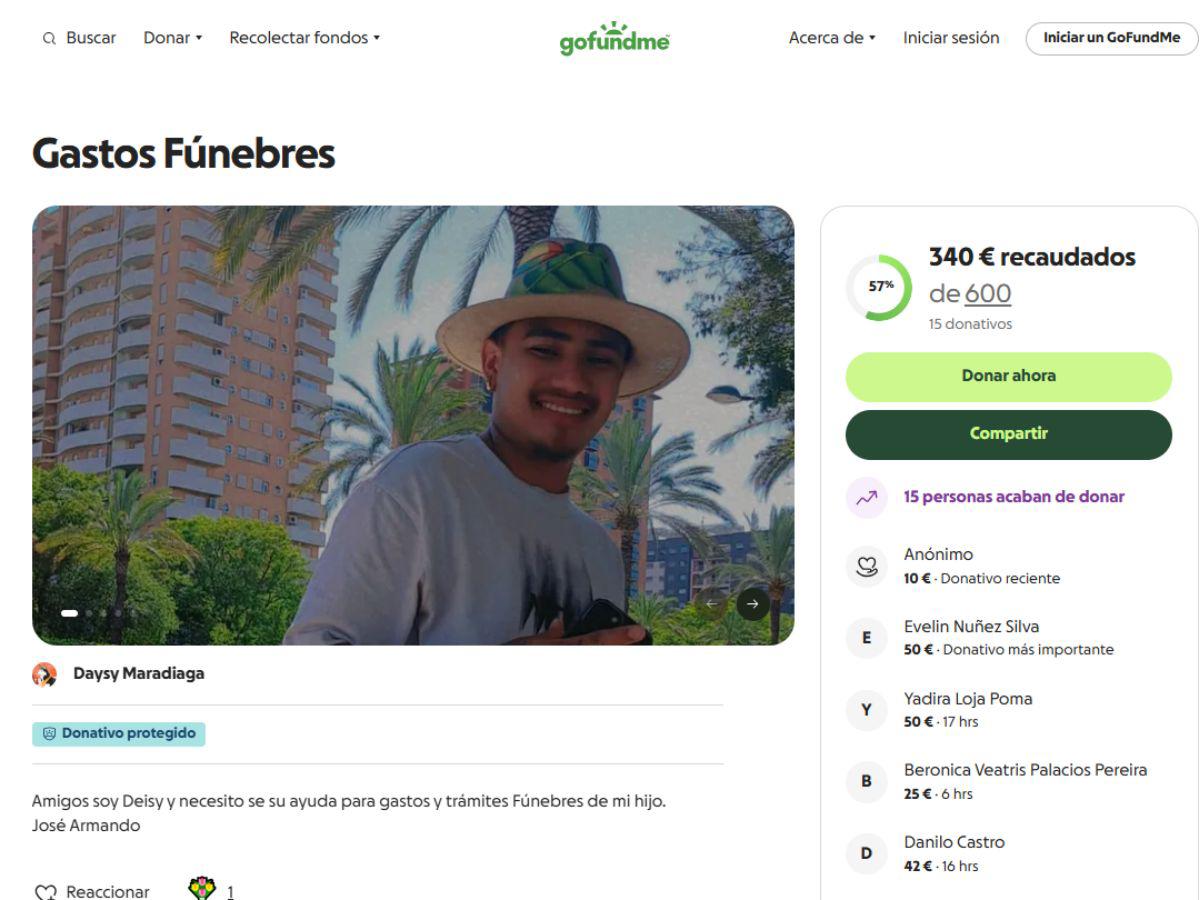 Hipótesis del caso de José Santos, hondureño asesinado en un parque de España