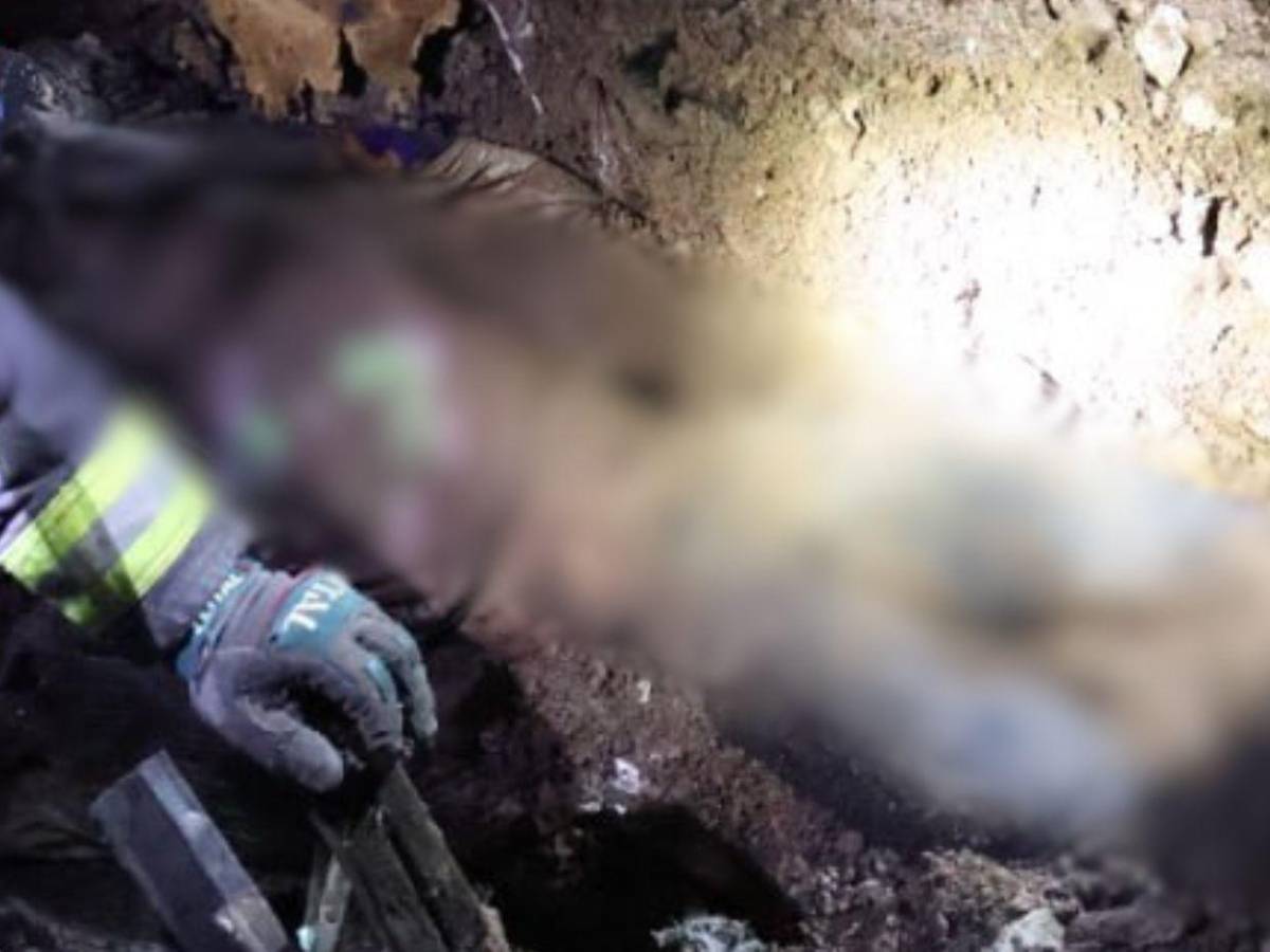 Buscaron más de 5 horas bajo escombros: así encontraron el cuerpo de Leyreth Aguilar