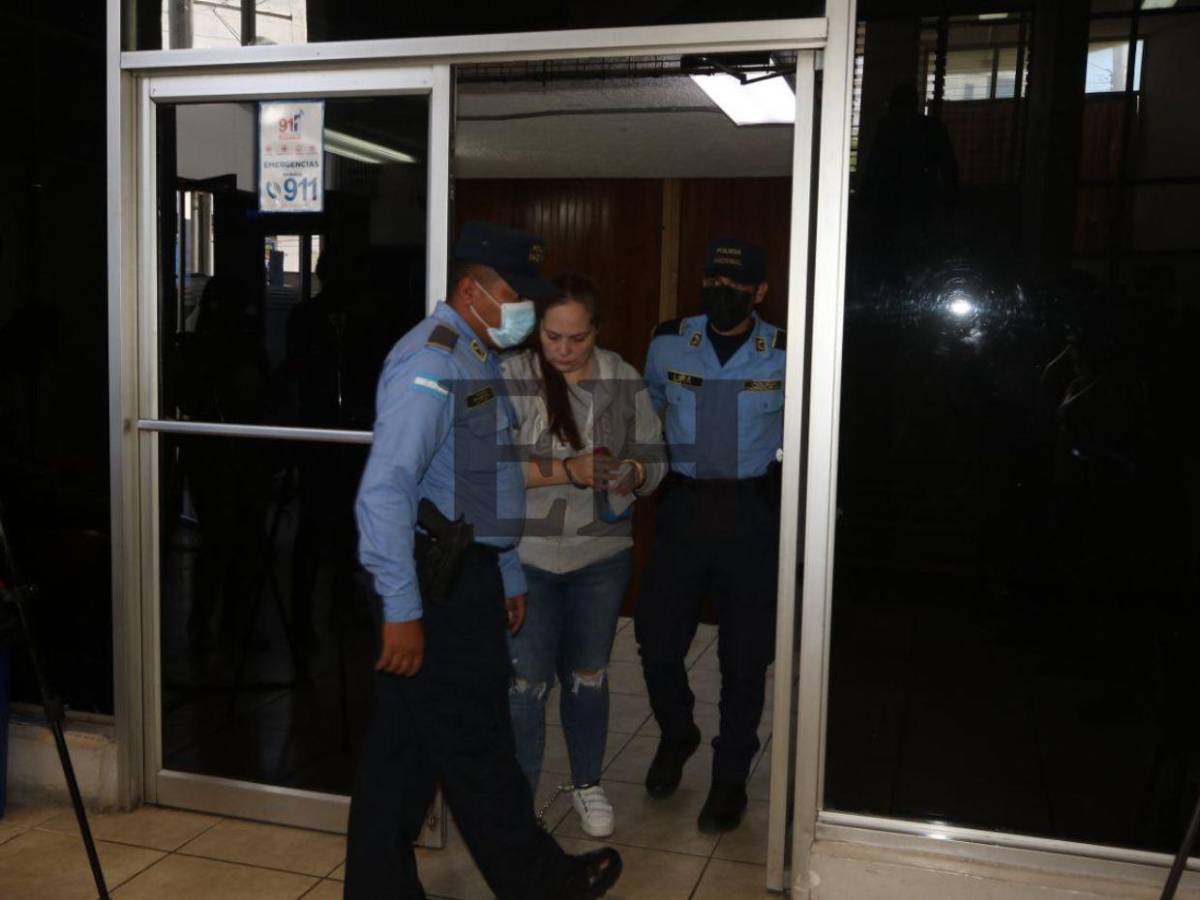 Llega a los tribunales Liana Mayorga, acusada de fraude de L 18 millones de la Tasa de Seguridad