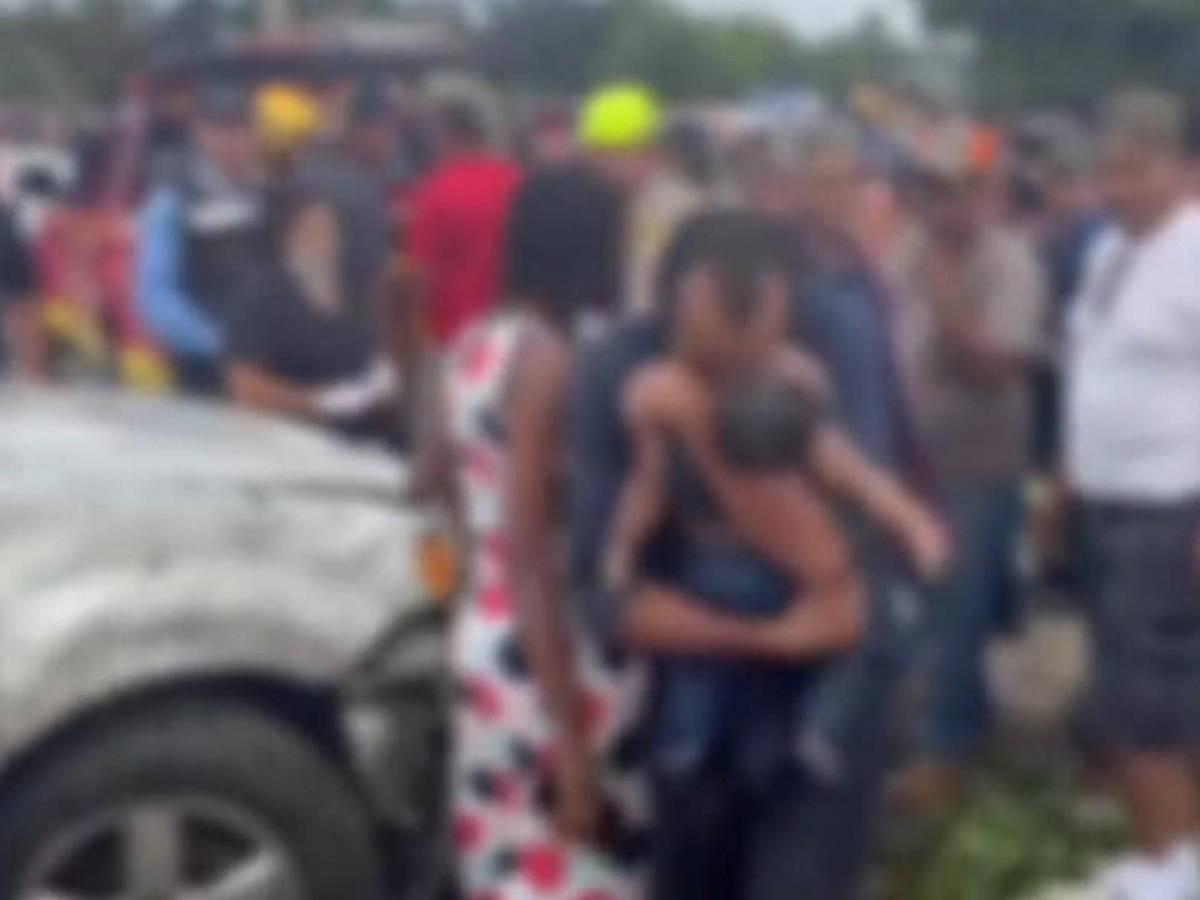 Los rostros de las víctimas de accidente en carretera a Cortés