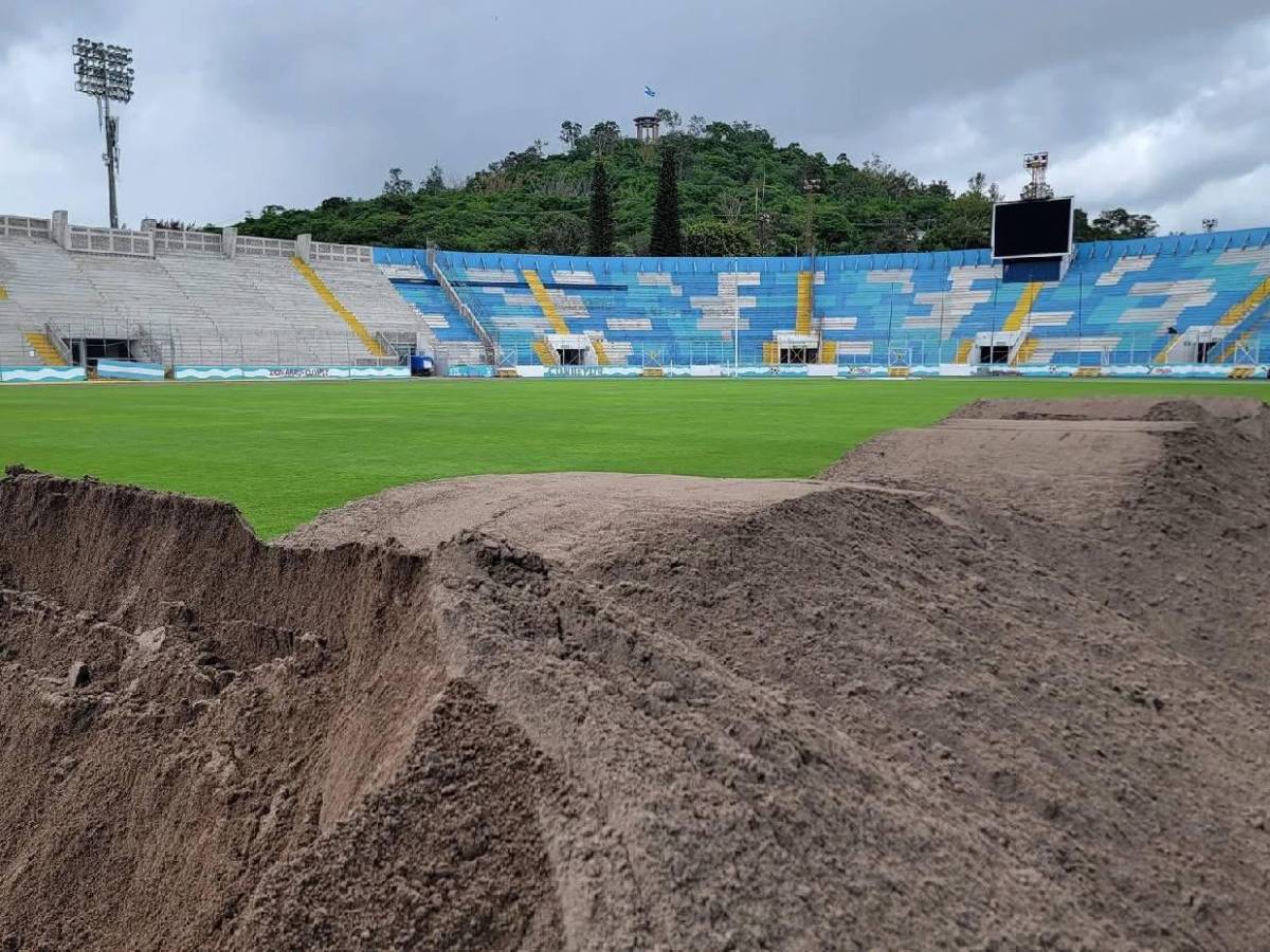 ¿Qué le están haciendo?: Los nuevos arreglos que tendrá el estadio Nacional de Tegucigalpa
