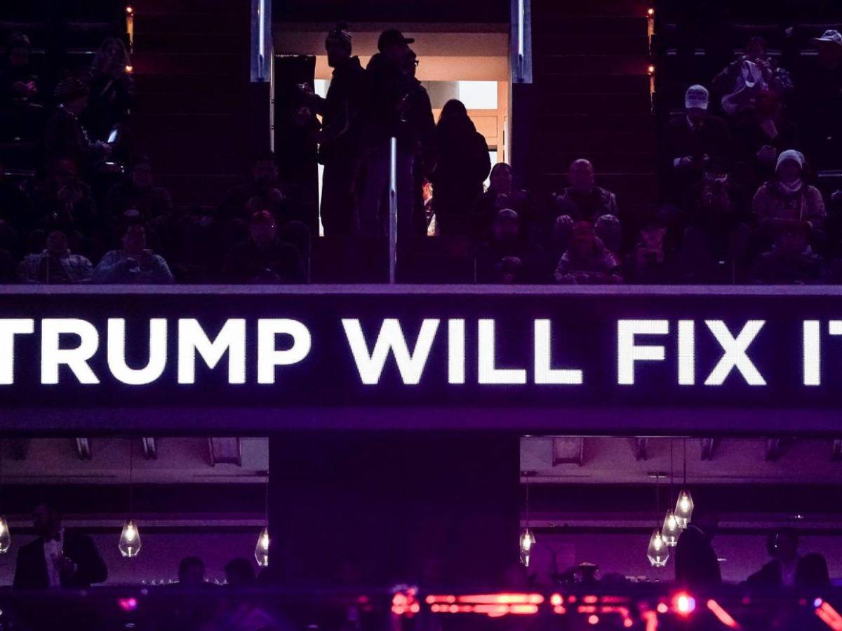 Las imágenes del rally que hizo Donald Trump en Washington previo a su investidura