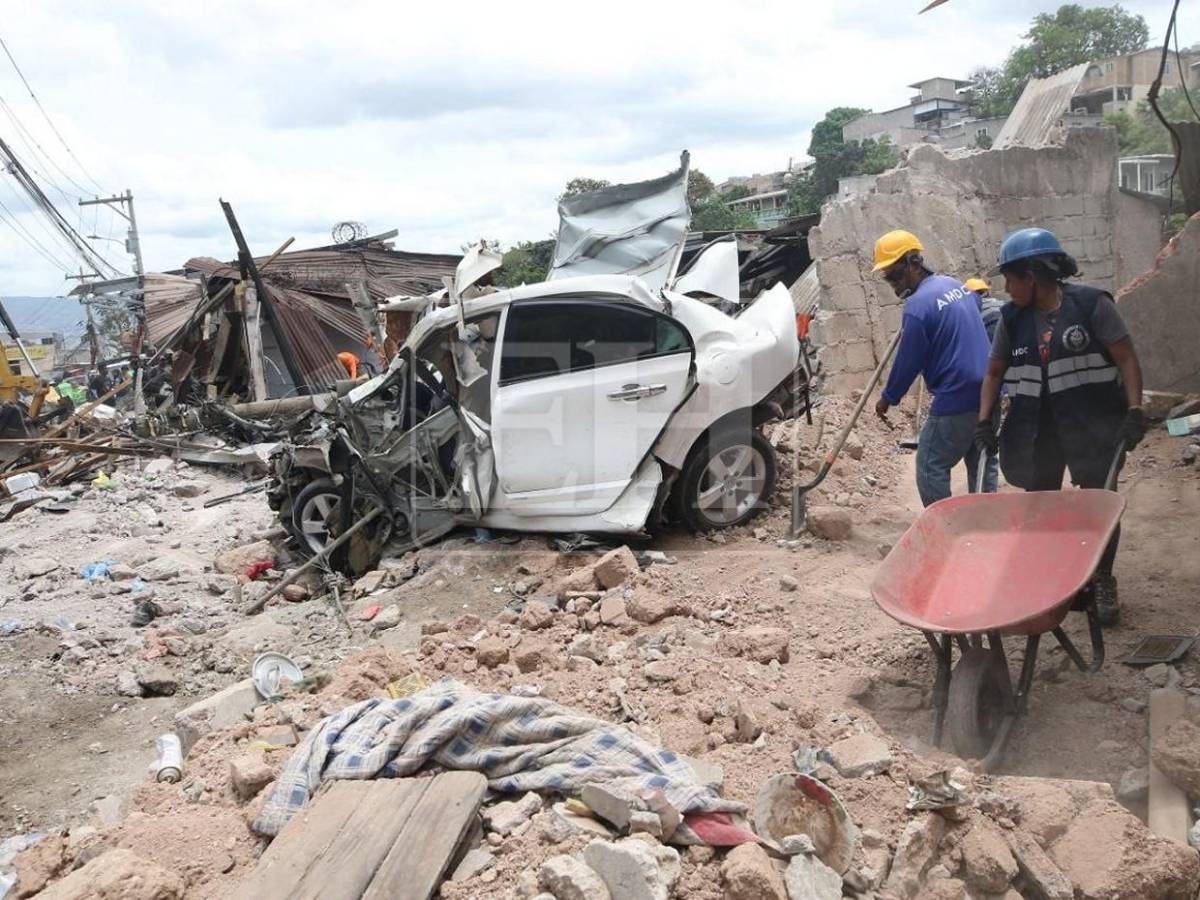 Zona donde ocurrió la tragedia de Villa Nueva, un día después del fatal accidente
