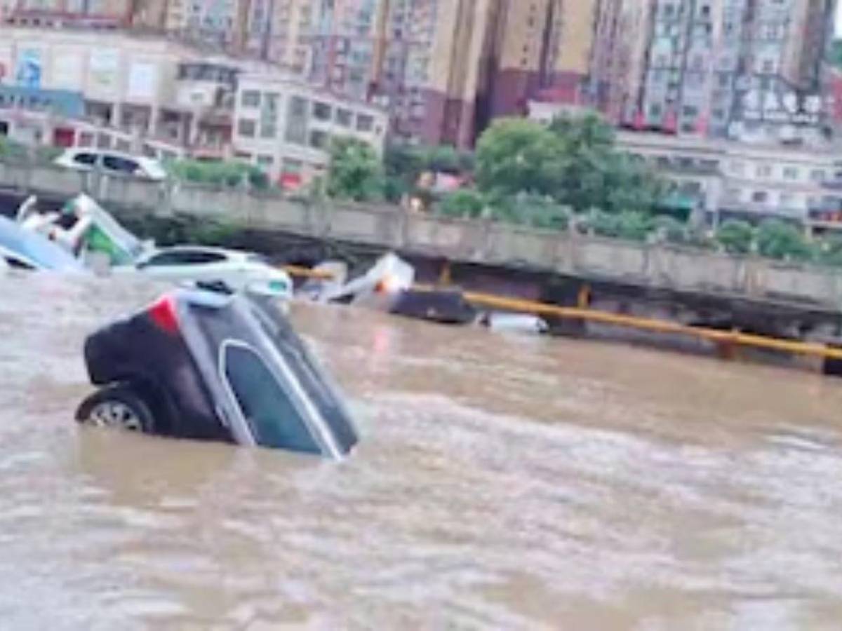 Muertos, desaparecidos e inundaciones: caos tras las lluvias en China