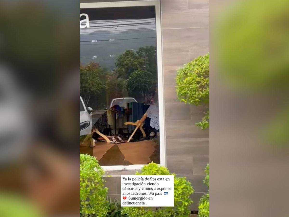 Cuadro a cuadro: asaltan negocio de Facundo Caballero en San Pedro Sula