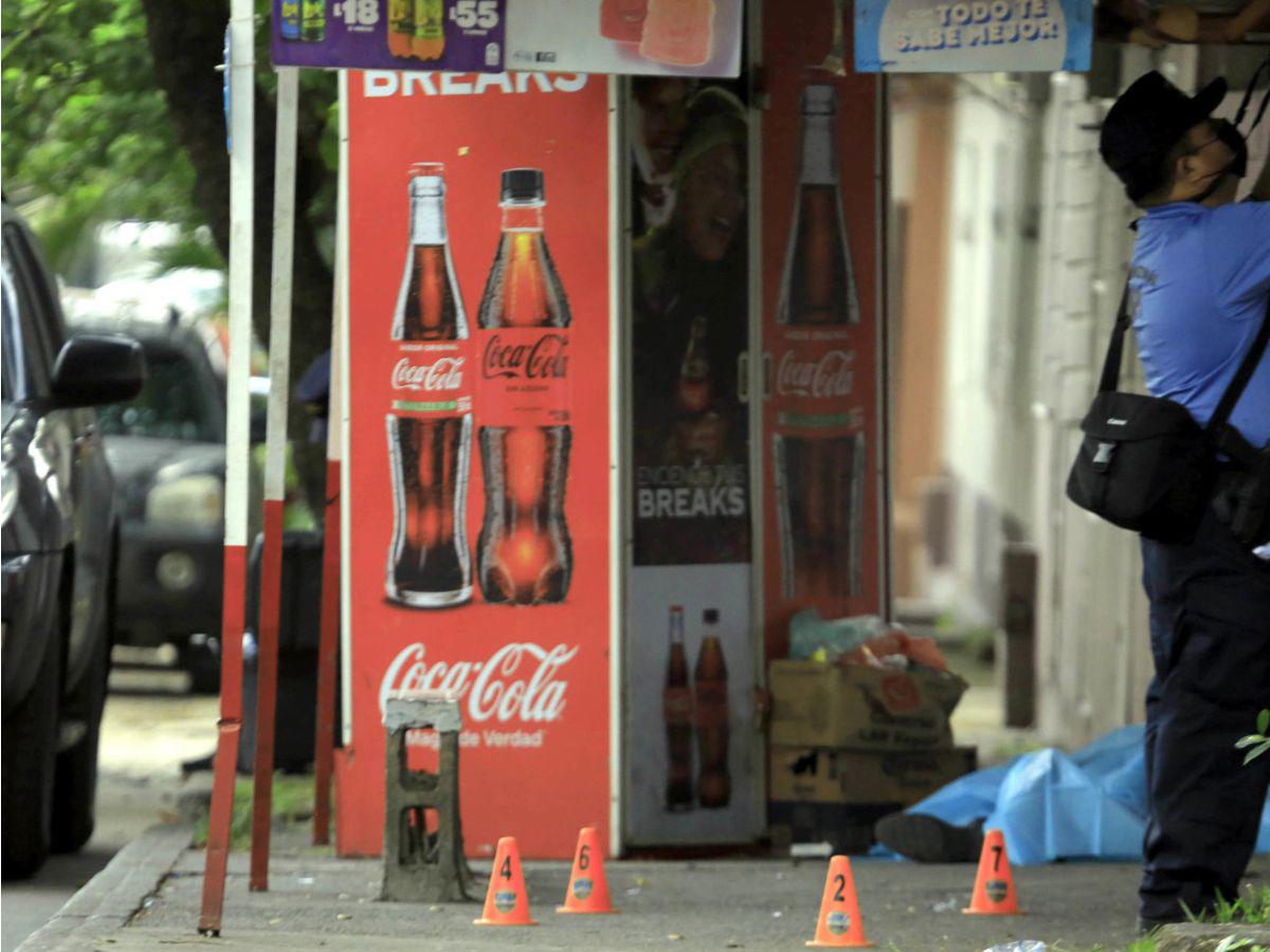 Casquillos de bala y resguardo policial: escena del crimen del abogado Altamirano