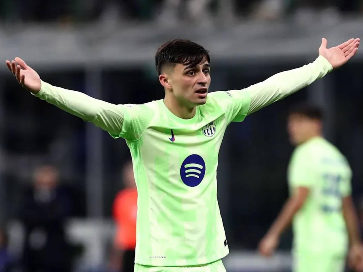 Árbitro del Inter vs Barcelona responde y se burla de Pedri tras eliminación de Champions League