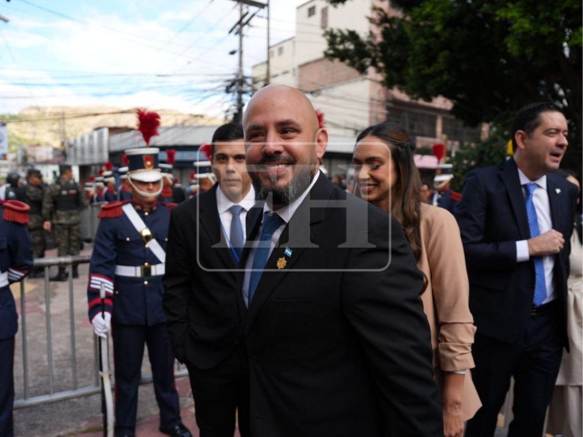 Diplomáticos, funcionarios y otras personalidades presentes en la toma de posesión de Nasry Asfura