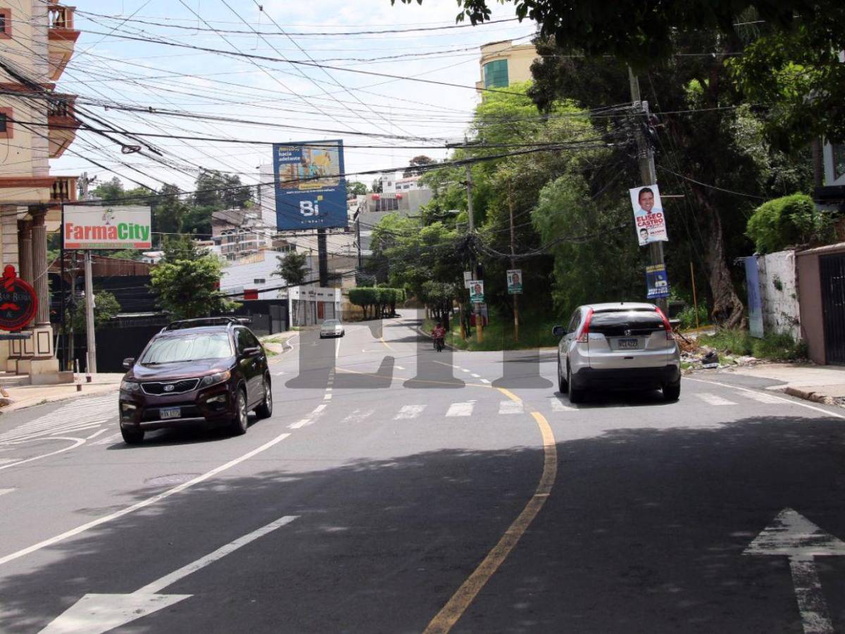 Sin tráfico y en total silencio: así lucen las calles de la capital esta Semana Morazánica