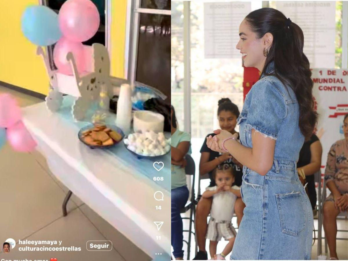 Más que belleza: Haley Amaya, la modelo hondureña que sorprendió a futuras madres en un hospital