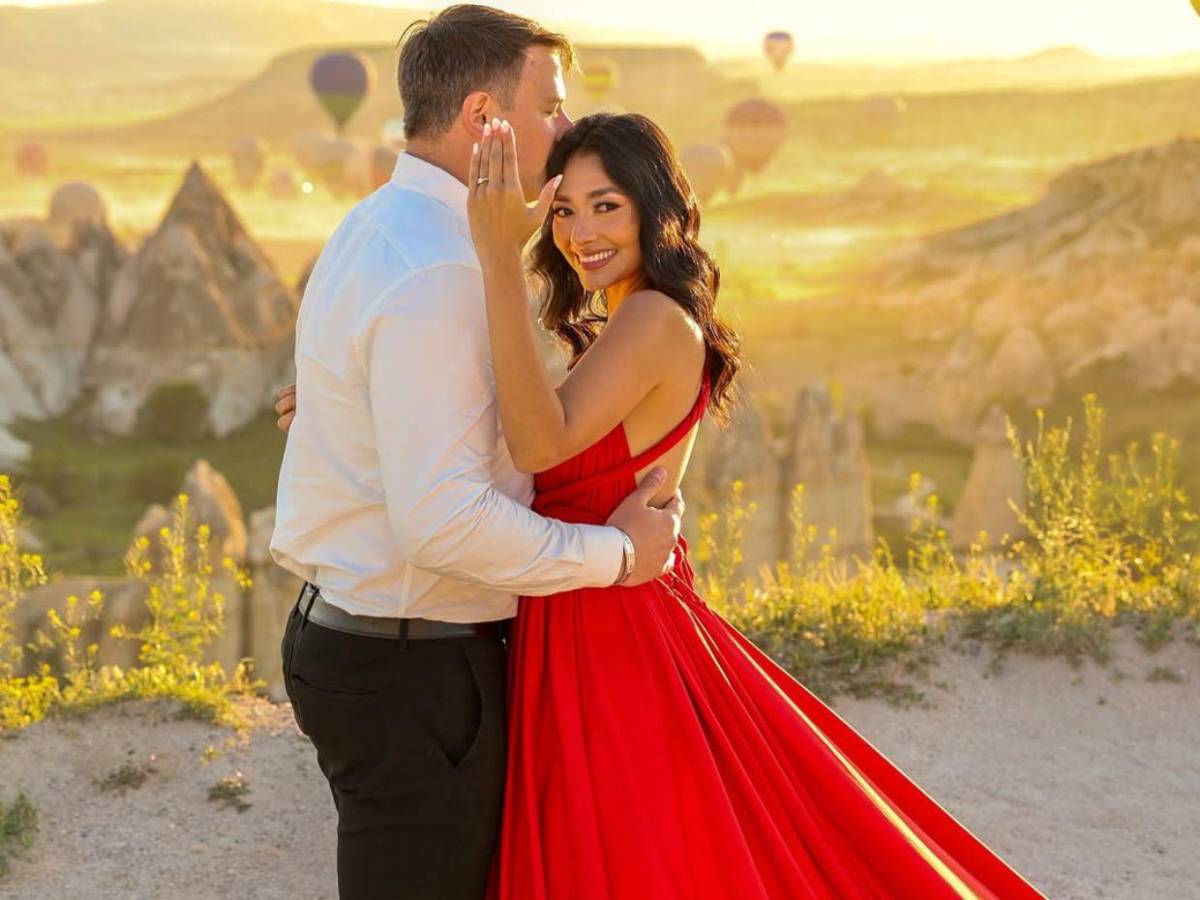 Karlen Pérez y Gustavo Leone se comprometen en Capadocia: Le dije que sí a mi amor