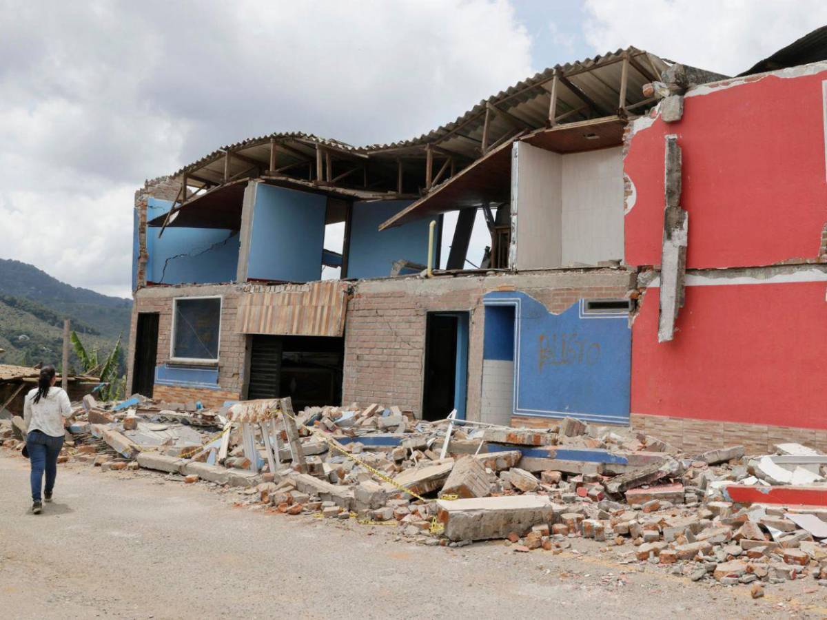 'Ayuda, SOS', el mensaje de campesinos colombianos damnificados por el terremoto
