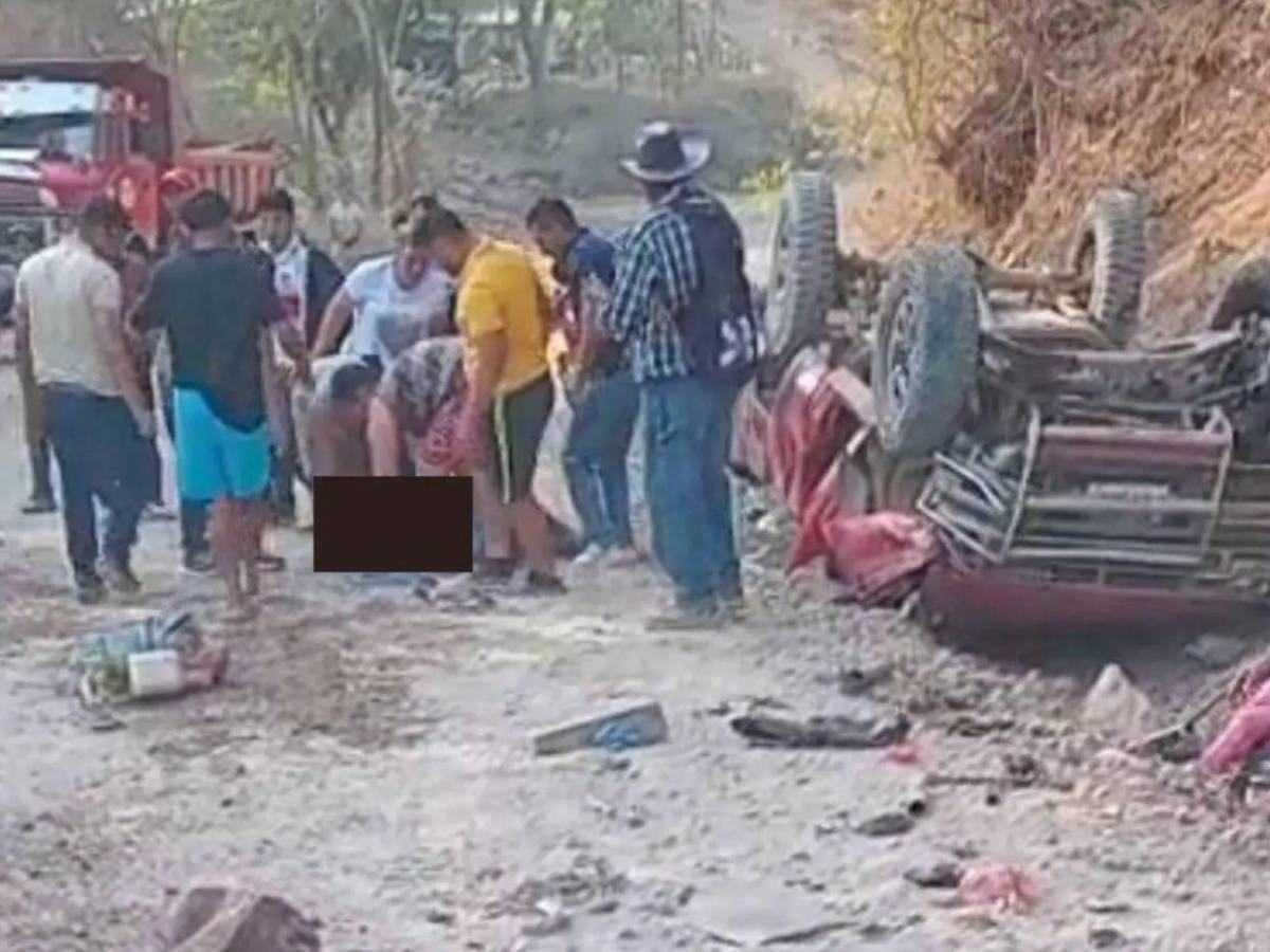 Vivian Rodas, la pequeña que murió tras accidente vial en Linaca, Choluteca