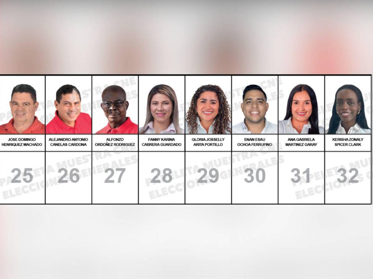 Diputados que buscan reelección y nuevos aspirantes integran la papeleta del Partido Liberal