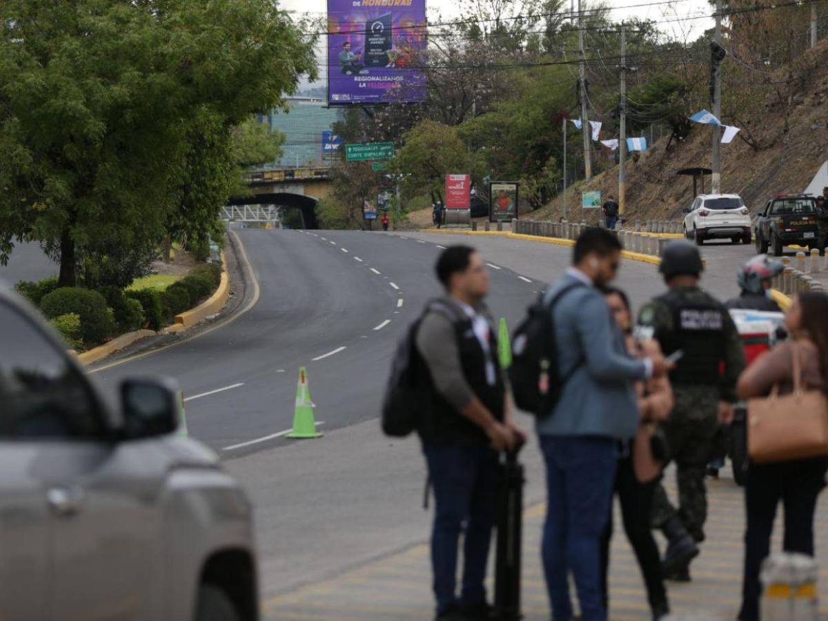 Accesos al Banco Central de Honduras cerrados por la IX Cumbre de la Celac