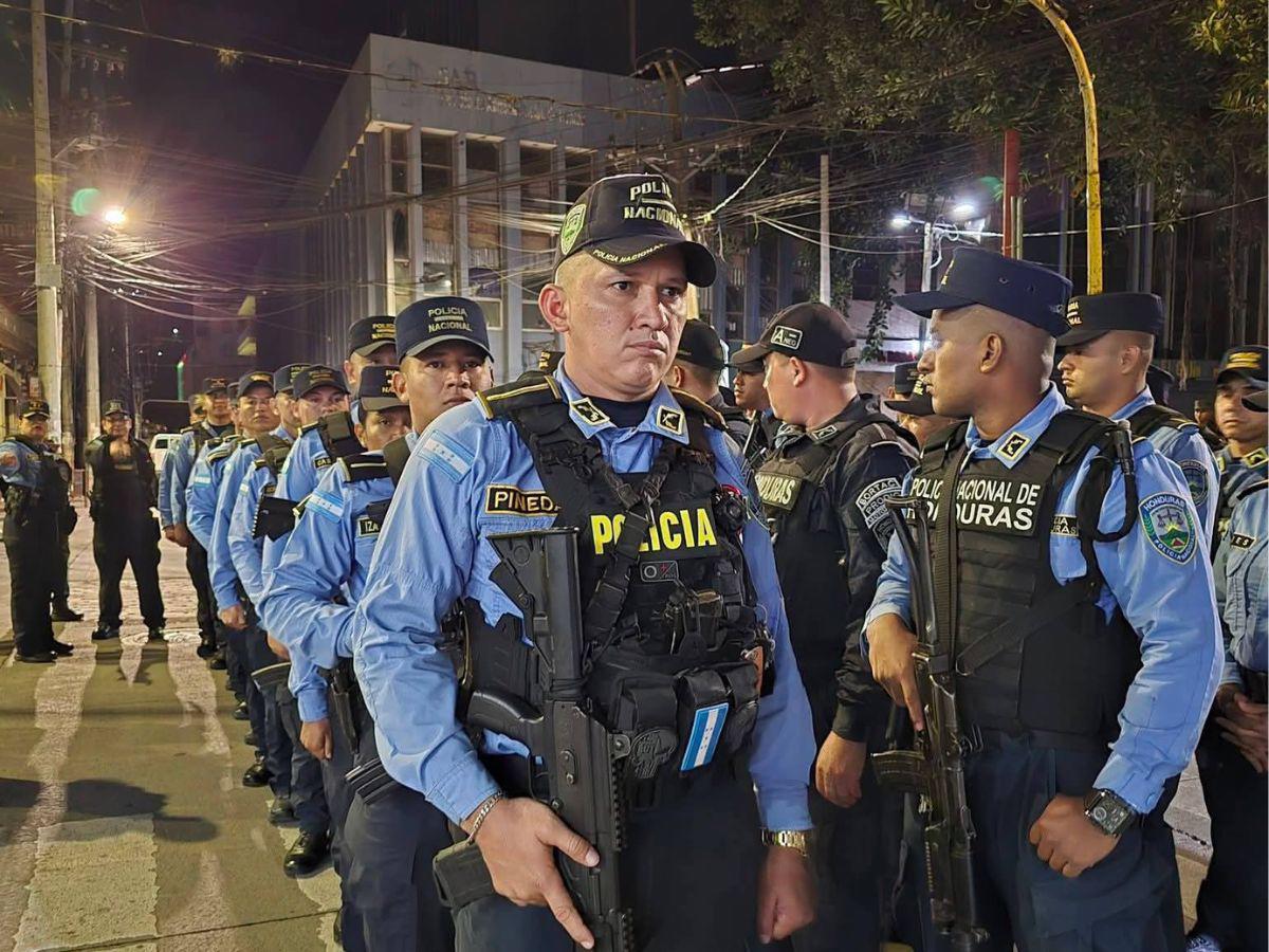 Hasta francotiradores: fuerte operativo de seguridad por toma de posesión de Nasry Asfura