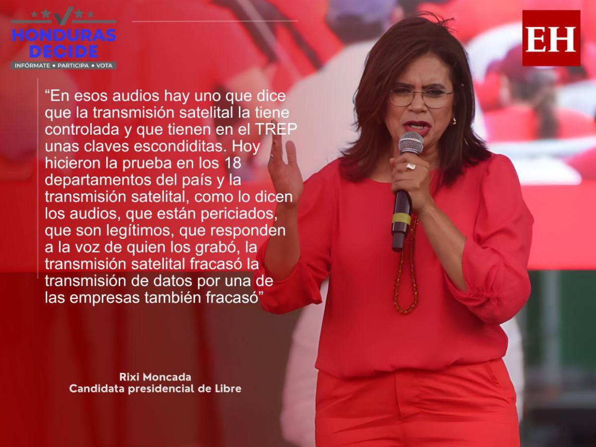 Nasralla y Asfura son los de la narcodictadura: las frases de Rixi Moncada en la Villa Olímpica