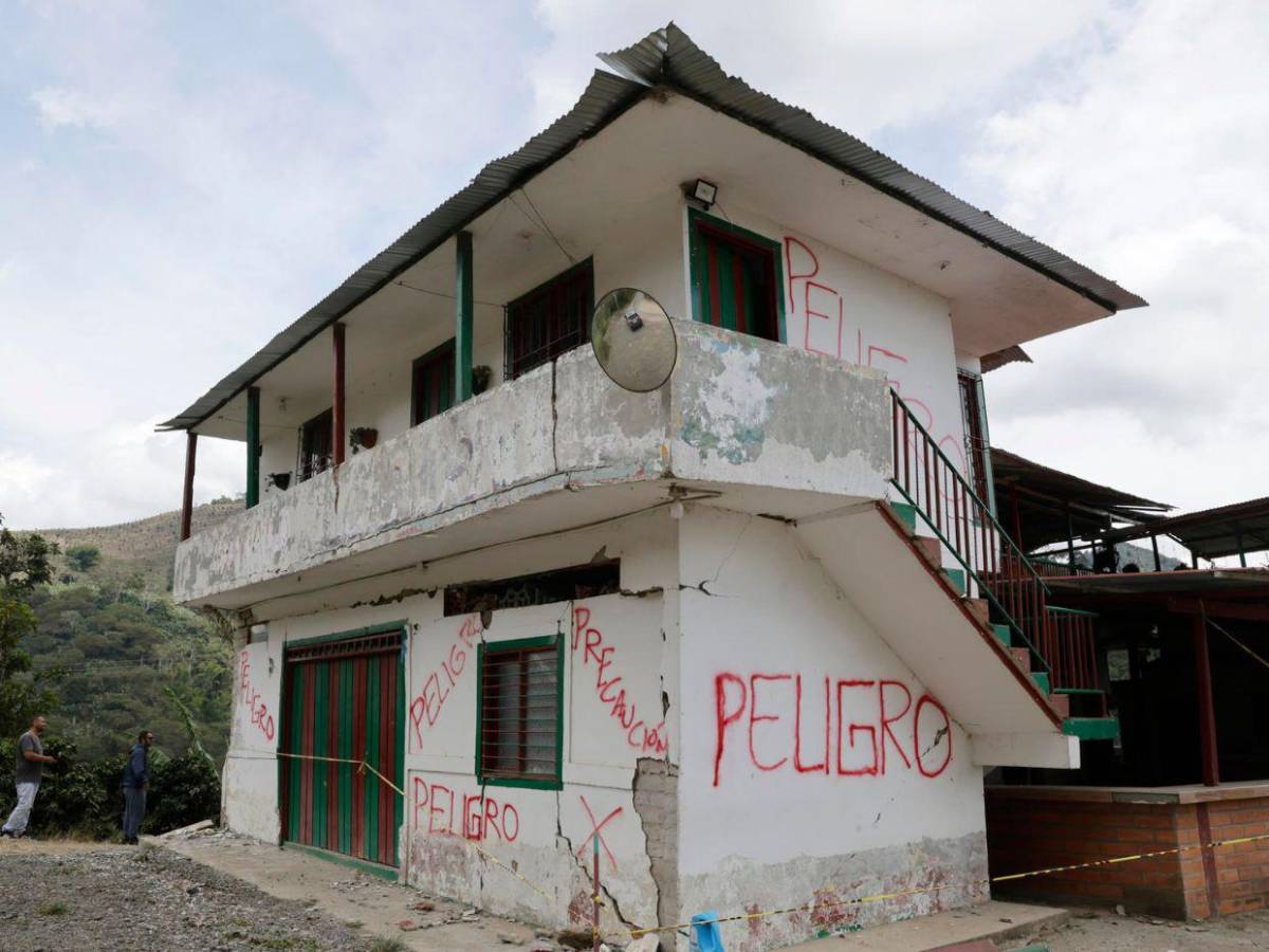 'Ayuda, SOS', el mensaje de campesinos colombianos damnificados por el terremoto
