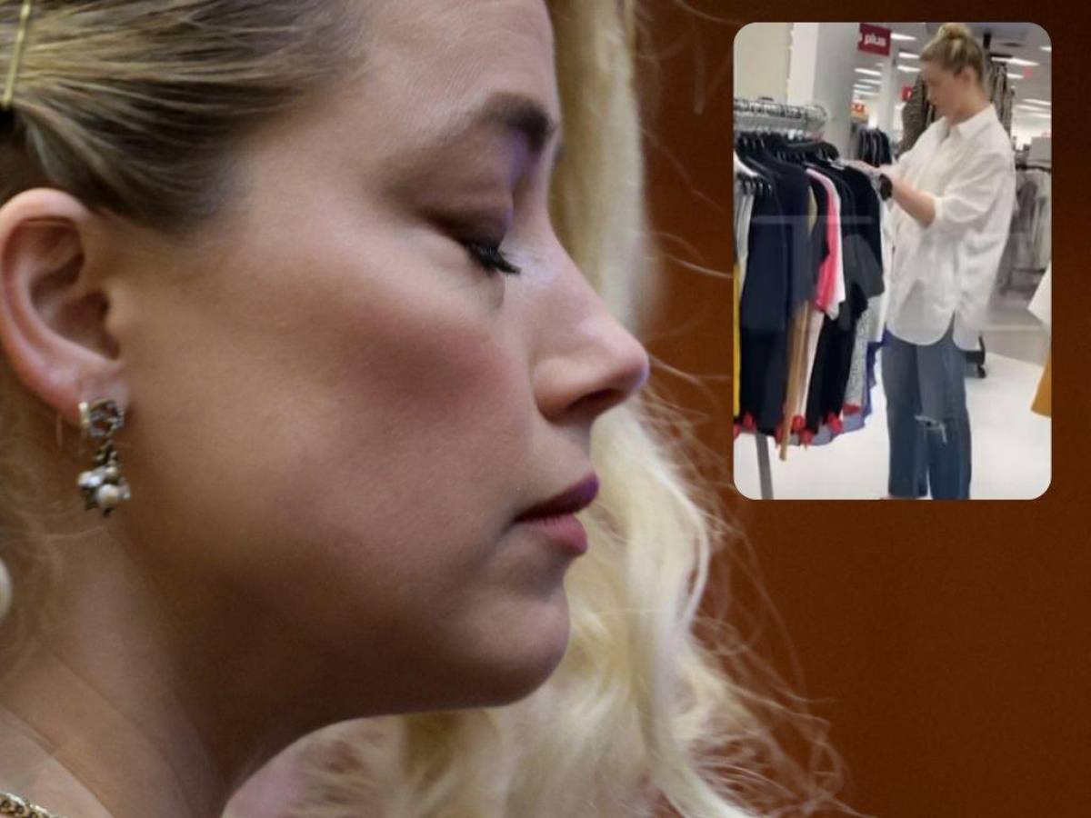 Captan a Amber Heard comprando en tienda de descuentos tras perder juicio contra Johnny Depp