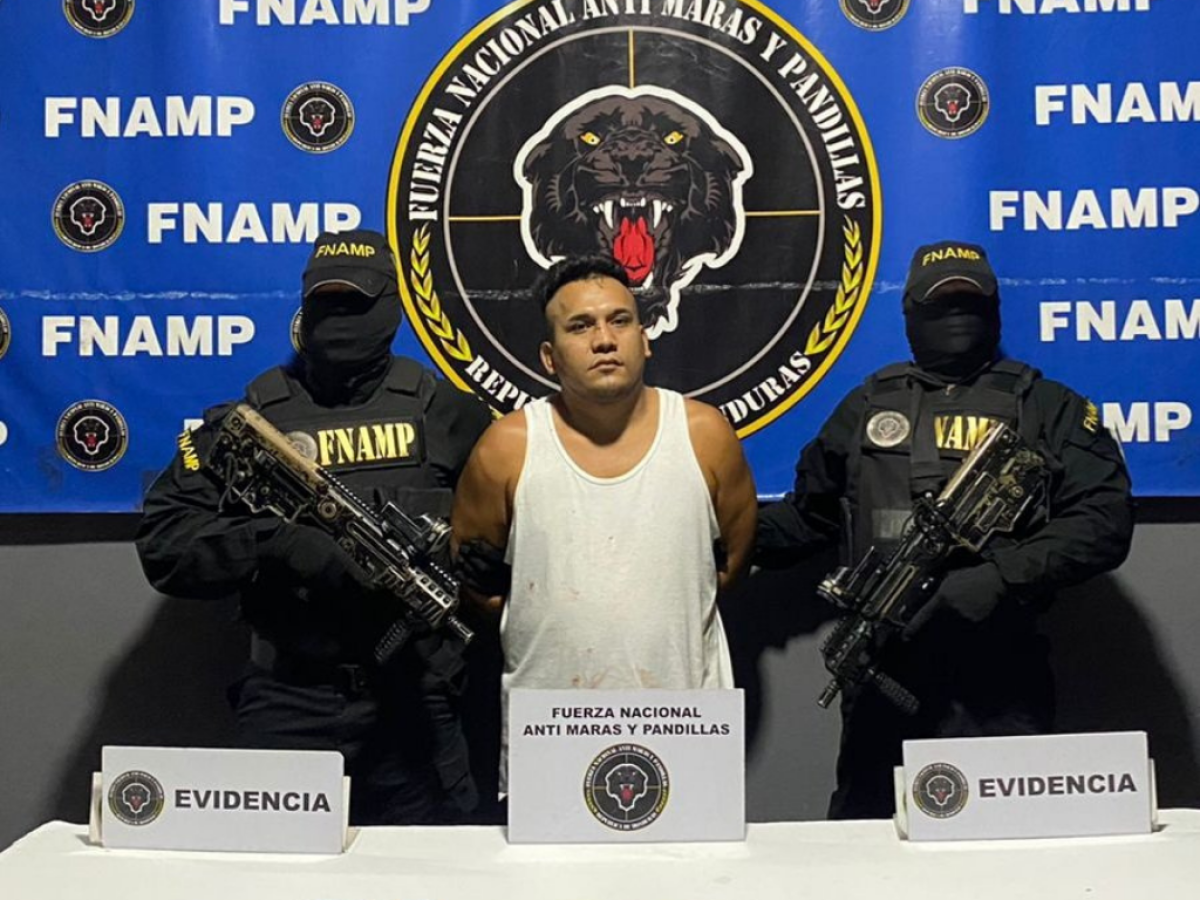 Cae presunto miembro de la banda M-1, nueva estructura criminal en Honduras