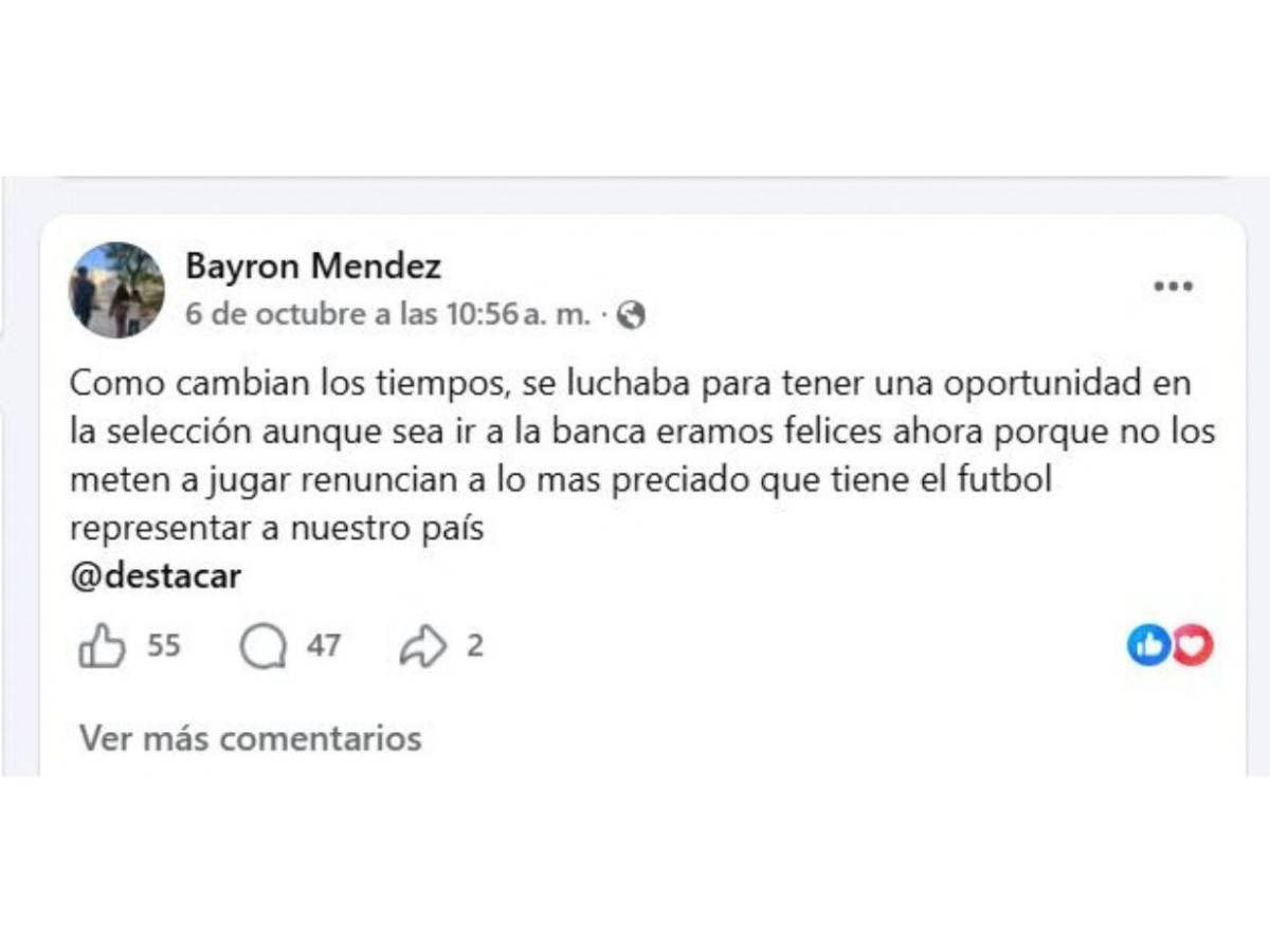 Porque no los meten a jugar, renuncian: Exseleccionado critica a Victor Vandenbroucke
