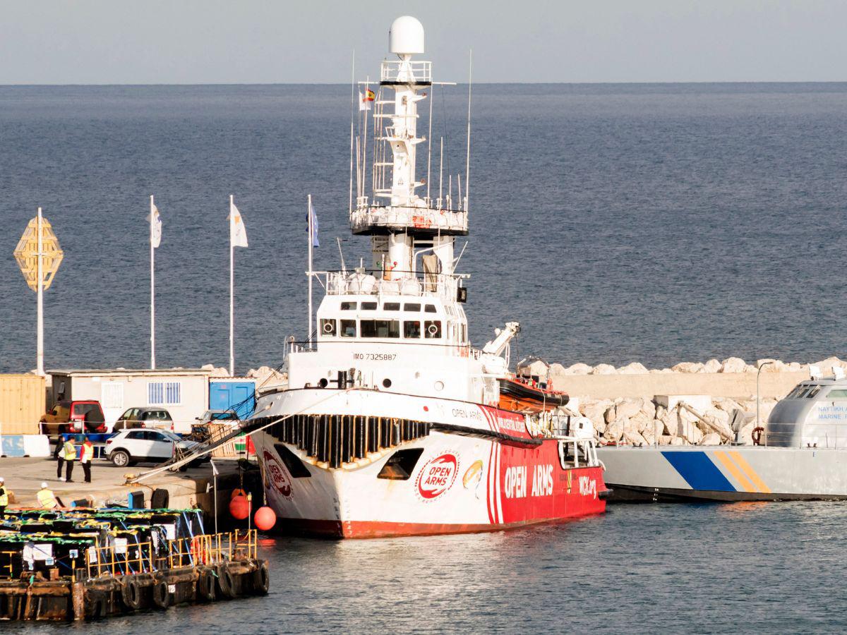 Primer barco con ayuda humanitaria listo para zarpar hacia Gaza