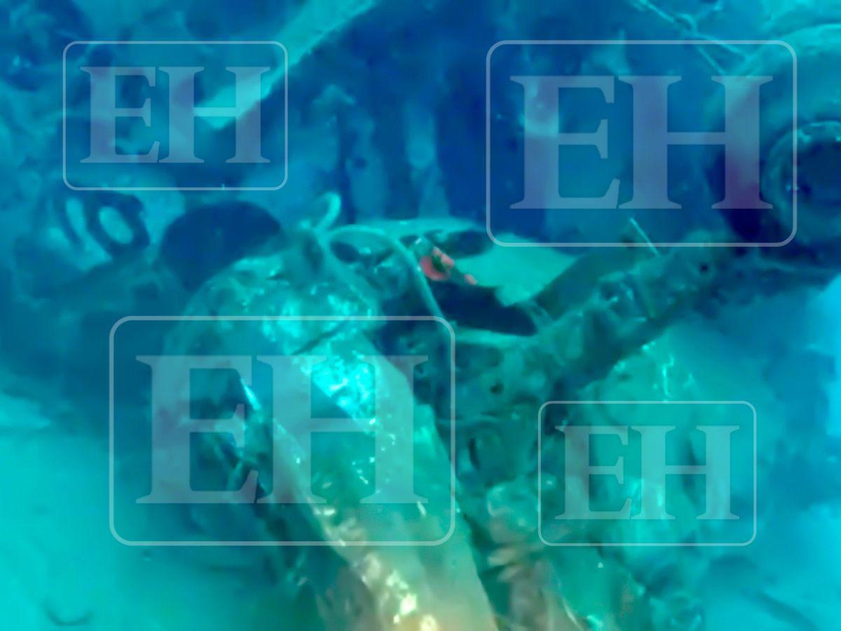 A un año de la tragedia aérea en Roatán: así luce desde el fondo del mar el avión