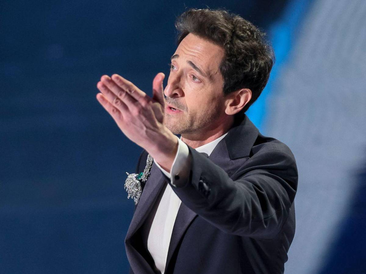 Adrien Brody impone nuevo récord con el discurso más largo en los Oscar