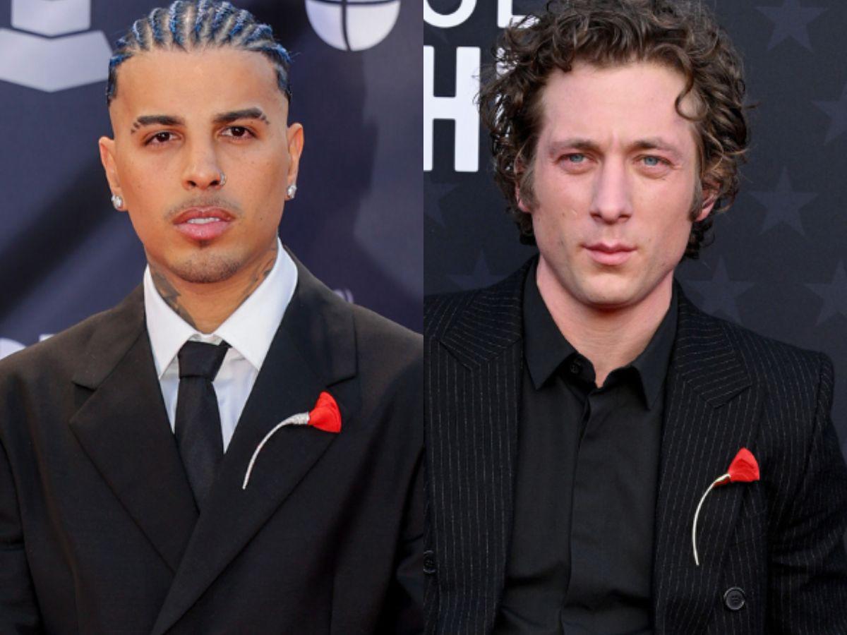 Estas son las fotografías que rondan en las redes donde aseguran que Rosalía “marca” a sus parejas con ese broche.