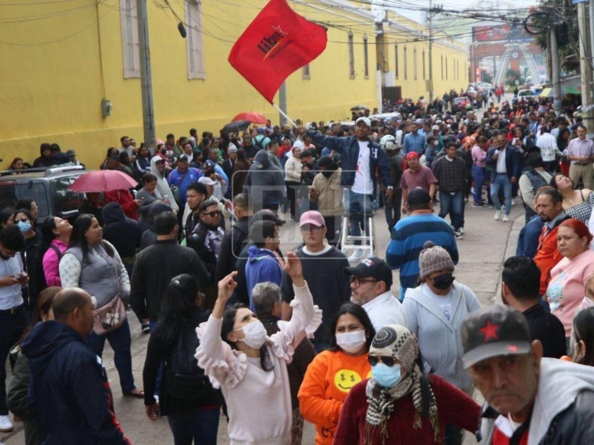 ¿Cuál es el miedo?: Militantes de Libre piden recuento de votos para Jorge Aldana