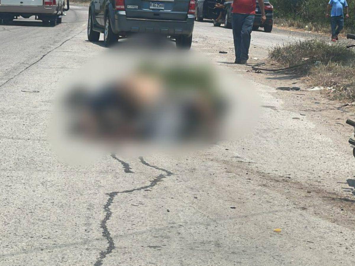 Su cuerpo casi se parte en dos: así murió Irvin Bonilla al estrellarse contra un bus en Yoro