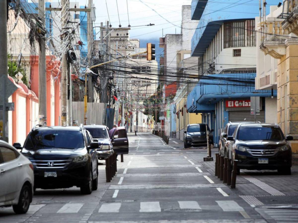 Las calles de Tegucigalpa y Comayagüela lucen tranquilas este 1 de enero de 2026