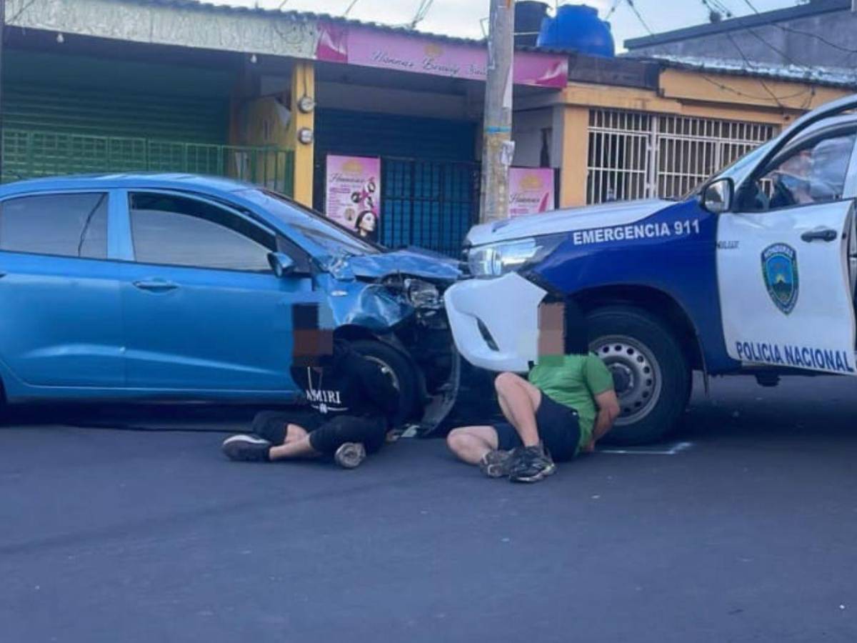 Iban a secuestrar a alguien: así fue la persecución que terminó en un choque en Loarque