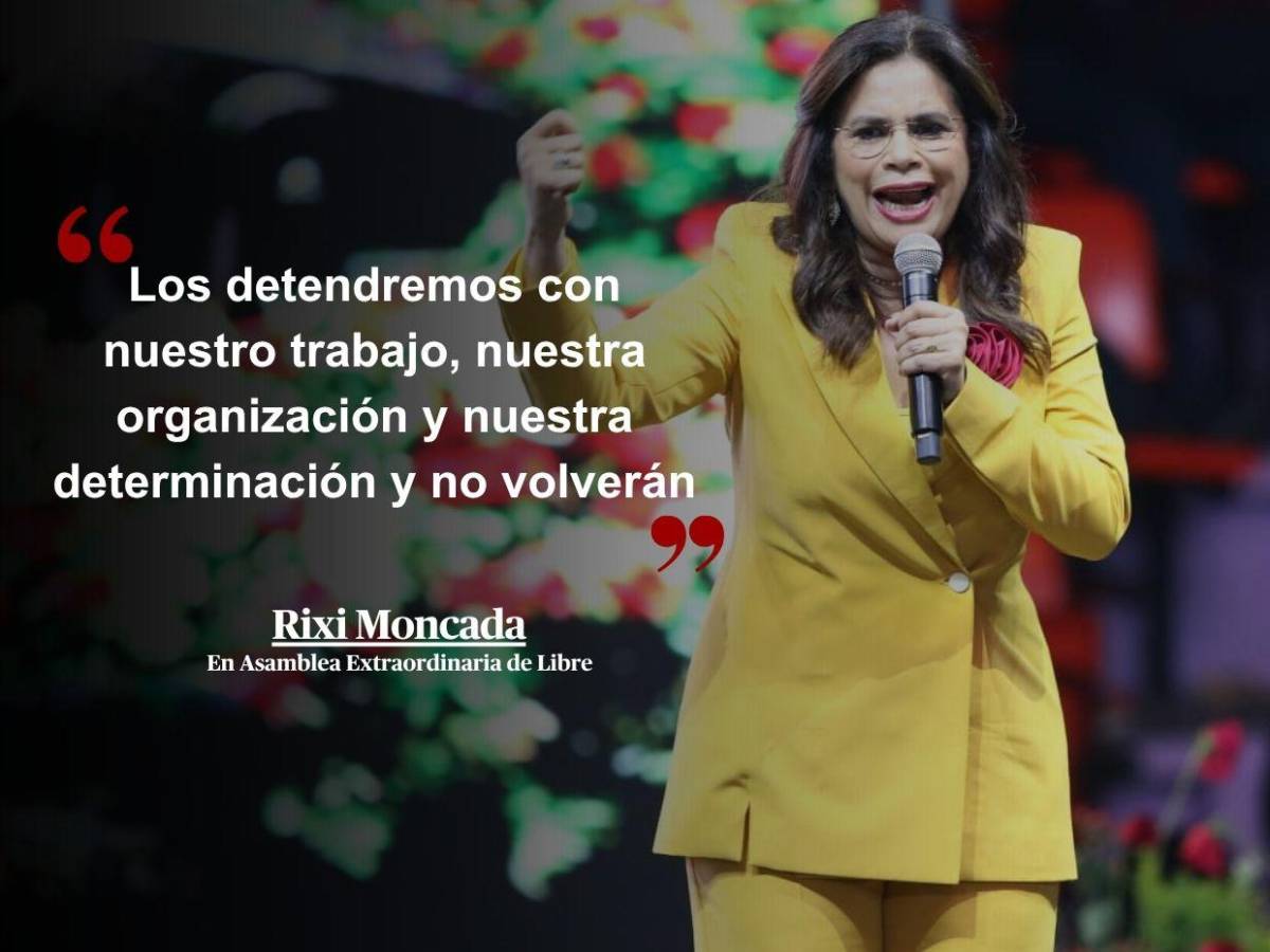 “Soy del pueblo, soy justicia”: 33 frases de Rixi Moncada en asamblea de Libre rumbo a las generales “Soy del pueblo, soy justicia”: 33 frases de Rixi Moncada en asamblea de Libre rumbo a las generales