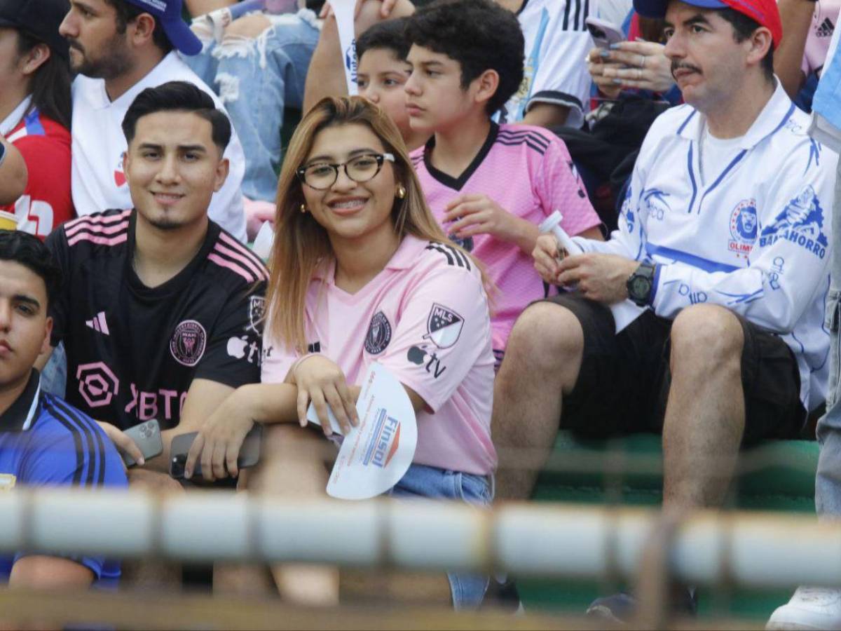 ¡Repleto! Así se llenó el Olímpico para ver a Messi y al Inter Miami