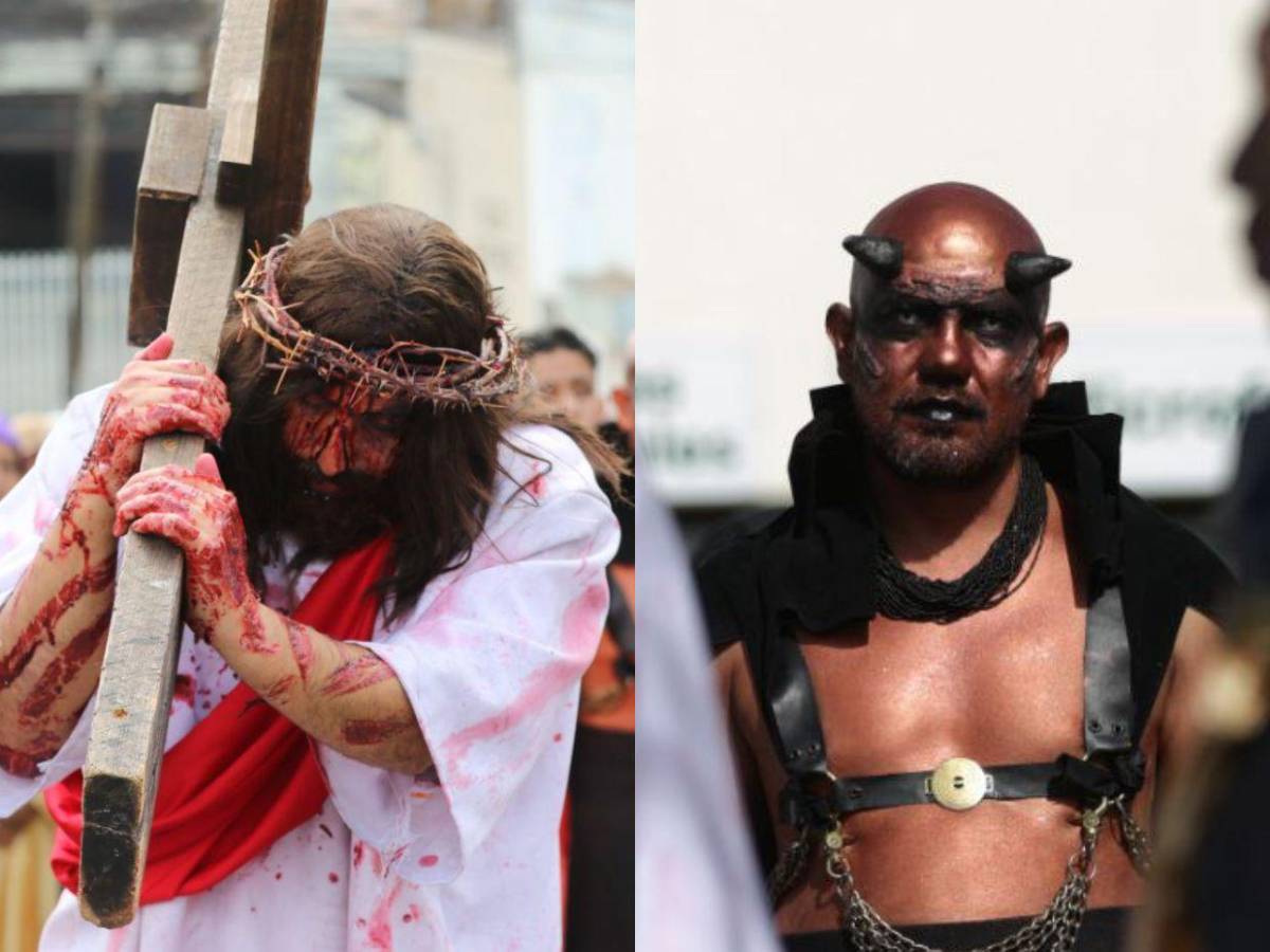 Sacrificio, dolor y el mal: Las 20 mejores imágenes que dejó el Vía Crucis en la capital