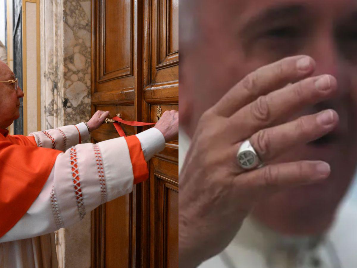 Sellan su habitación y destruyen su anillo: ¿Por qué los extraños protocolos al morir un papa? Sellan su habitación y destruyen su anillo: ¿Por qué los extraños protocolos al morir un papa?