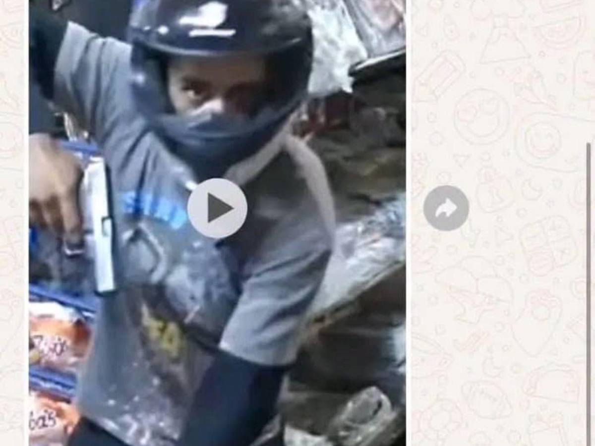 El rostro de El Diablo, presunto asaltante que mató a un hombre en un mercadito de Olanchito