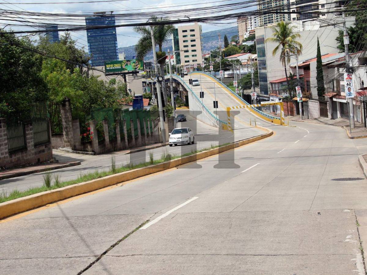 Sin tráfico y en total silencio: así lucen las calles de la capital esta Semana Morazánica