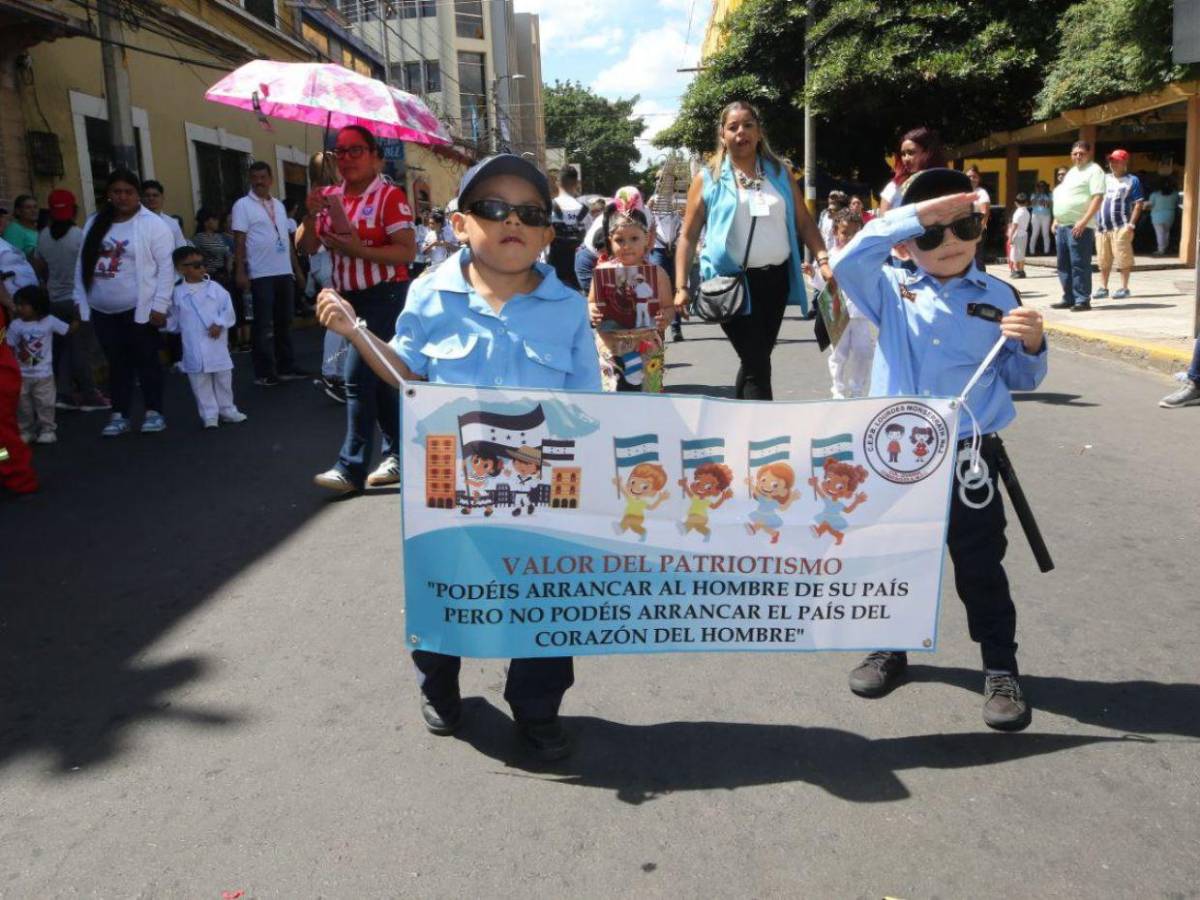 Comayagüela también vibra con los desfiles de prebásica