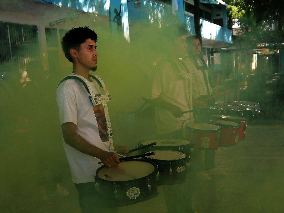 ¡Humo de colores! Así sorprenderá la banda del Técnico Nueva Suyapa en los desfiles patrios