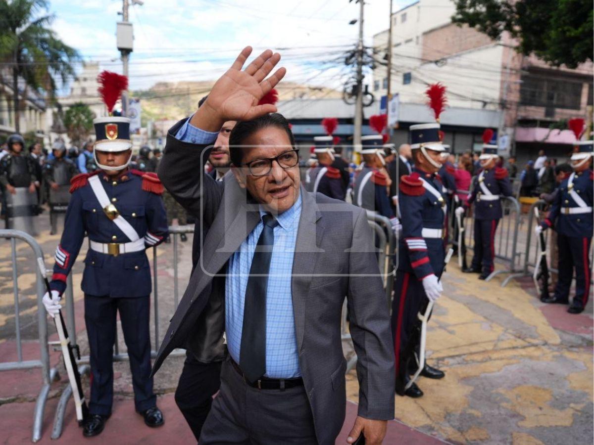 Diplomáticos, funcionarios y otras personalidades presentes en la toma de posesión de Nasry Asfura