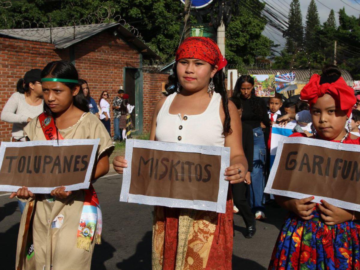 El cacique Lempira y la riqueza étnica resaltan en los desfiles de independencia patria