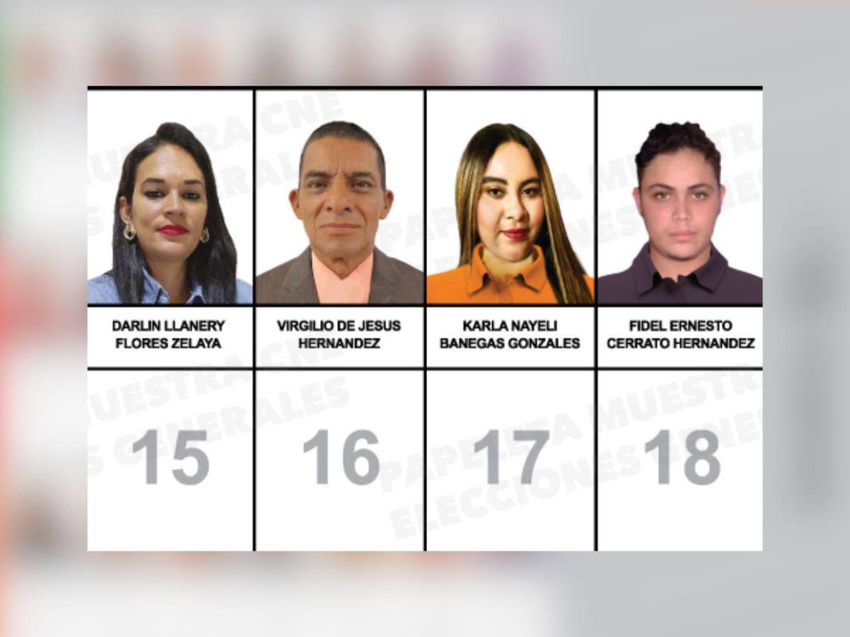 Sin Cálix, con un exmagistrado del TSE y otros rostros: candidatos a diputados por Olancho
