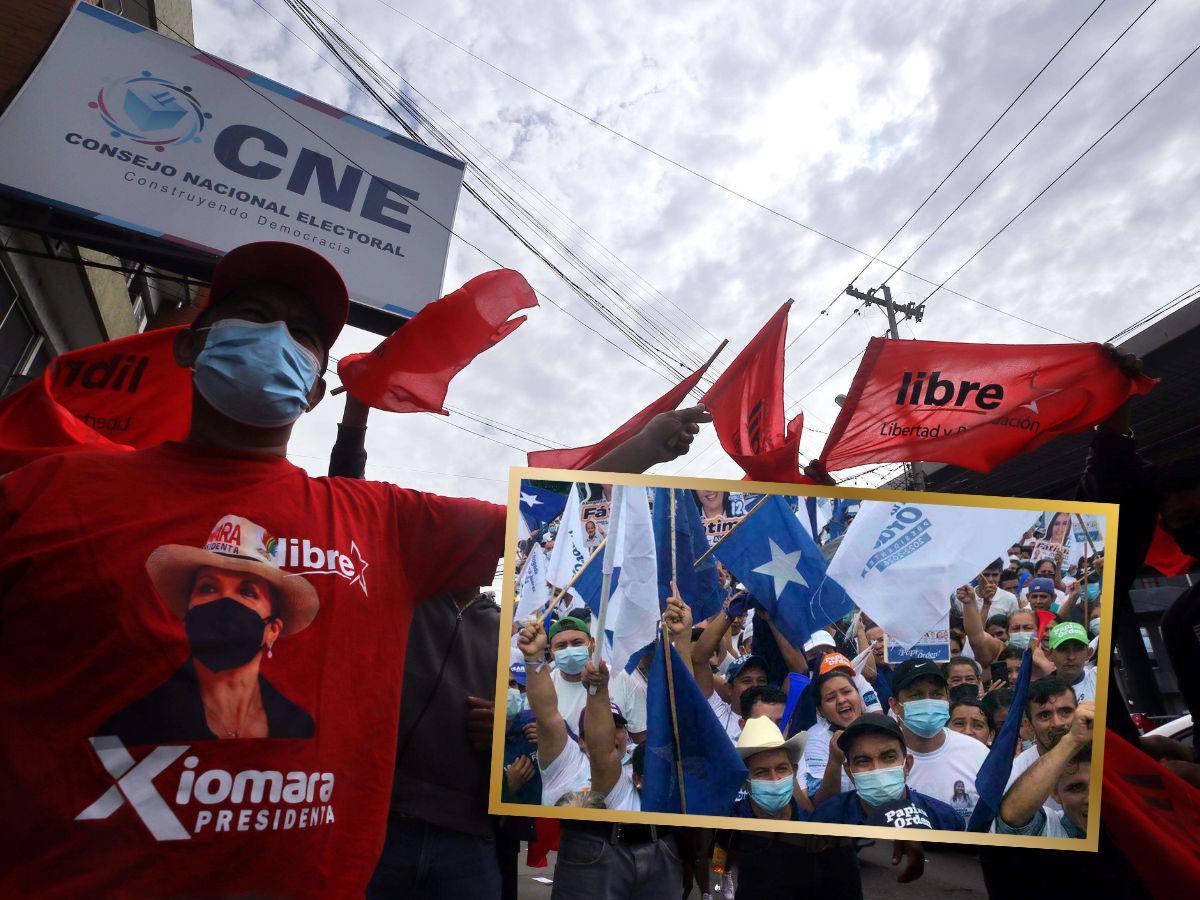 CNE entregó L 45 millones a Libre y al Partido Nacional 55 millones